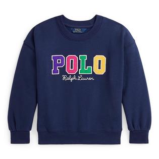  Girls' [2-6X] Corduroy-Logo Fleece Sweatshirt