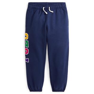 Polo Ralph Lauren Pantalons de jogging en molleton à logo en velours côtelé pour filles [2-6X]