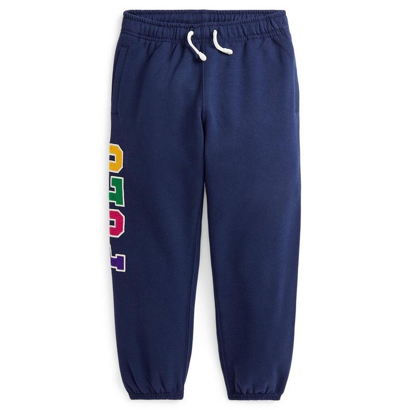 Polo Ralph Lauren Pantalons de jogging en molleton &agrave; logo en velours c&ocirc;tel&eacute; pour filles [2-6X]
