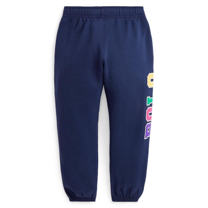 Polo Ralph Lauren Pantalons de jogging en molleton &agrave; logo en velours c&ocirc;tel&eacute; pour filles [2-6X]