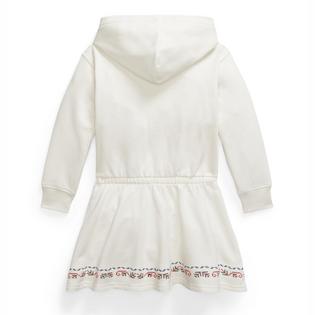Polo Ralph Lauren Robe &agrave; capuchon en molleton brod&eacute; pour filles [2-6X]