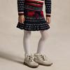 Girls   2-6X  Snowflake Cotton-Wool Peplum Skirt