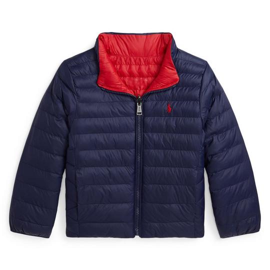 Ralph Lauren Childrenswear Boy s P Layer 2 Reversible Quilted Jacket Navy Size 5
