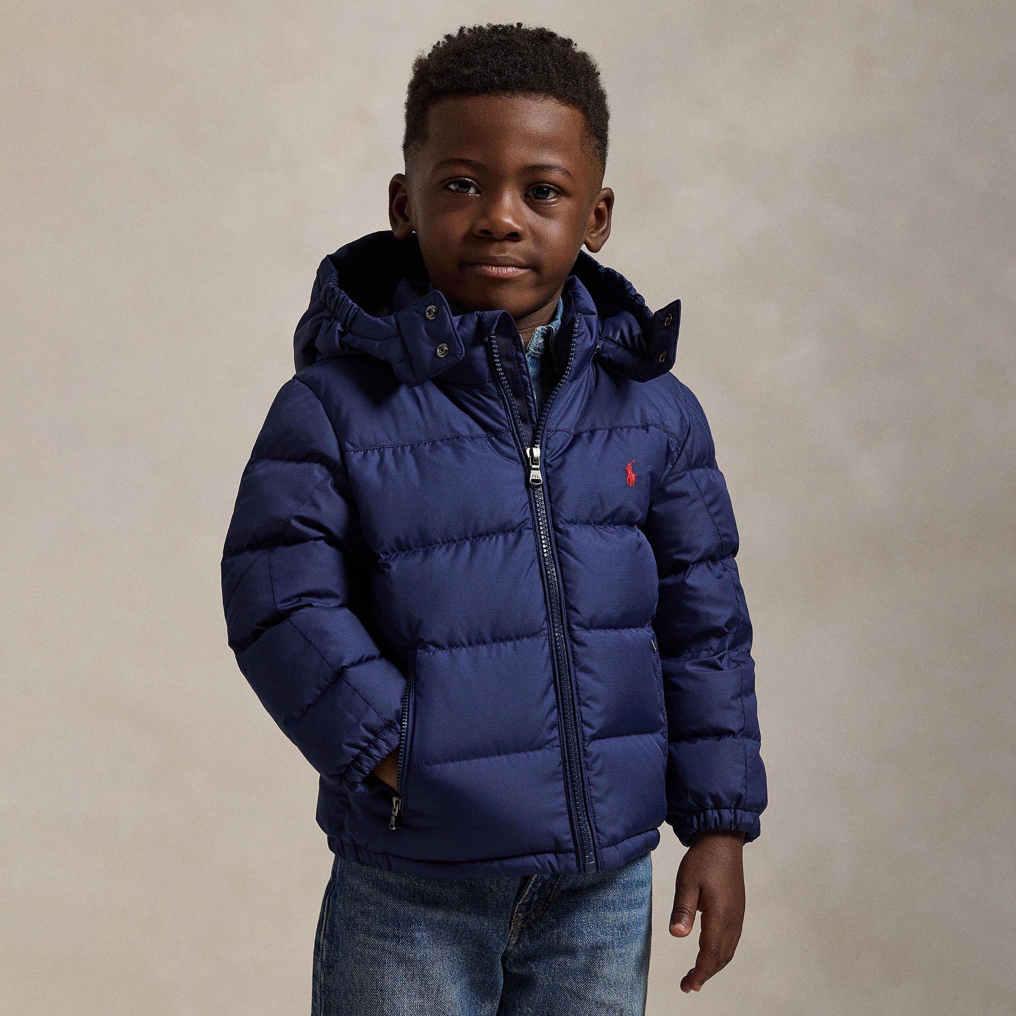 Boys 2 7 Ripstop Down Hooded Jacket Ralph Lauren Childrenswear Sporting Life Online