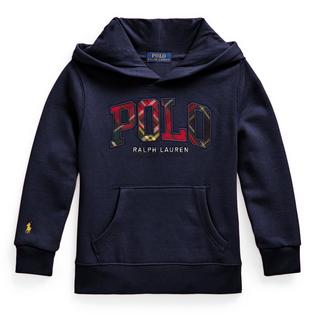 Boys' [2-7] Plaid-Logo Fleece Hoodie