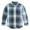 Chemise Oxford en coton bross    carreaux pour gar ons  2-7 