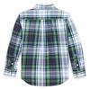 Boys   2-7  Plaid Brushed Cotton Oxford Shirt