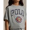 Junior Girls   7-16  Logo Crest Cotton Jersey Boxy T-Shirt