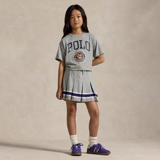 Polo Ralph Lauren Junior Girls' [7-16] Logo Crest Cotton Jersey Boxy T-Shirt