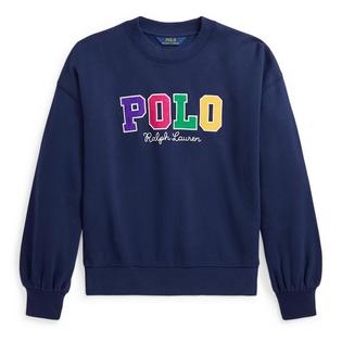  Junior Girls' [7-16] Corduroy-Logo Fleece Sweatshirt