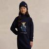 Junior Girls   7-16  Polo Bear Fleece Sweatshirt Dress