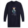 Junior Girls   7-16  Polo Bear Fleece Sweatshirt Dress