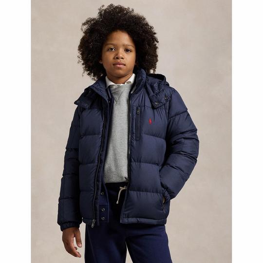 Junior Boys 8 20 Ripstop Down Hooded Jacket Ralph Lauren Childrenswear Sporting Life Online