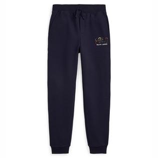 Junior Boys' [8-20] Plaid-Logo Fleece Jogger Pant