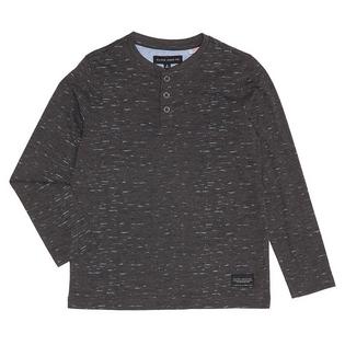  Junior Boys' [8-16] Long Sleeve Henley Top