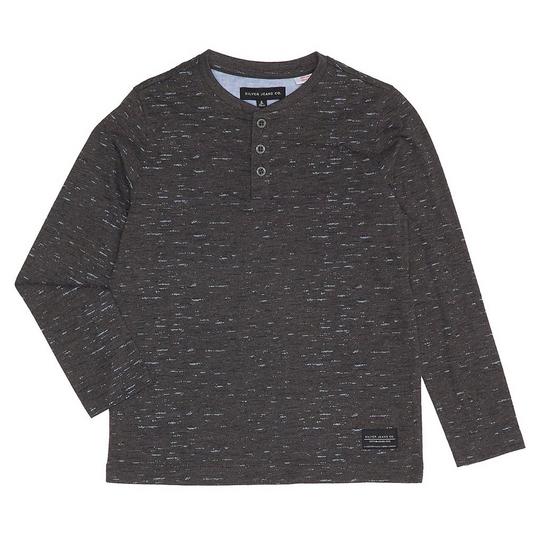 Silver Jeans Haut Henley   manches longues pour gar ons juniors  8-16 