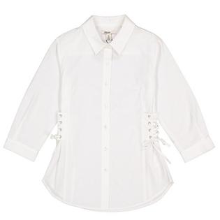  Junior Girls' [7-16] Lace-Up Long Sleeve Shirt