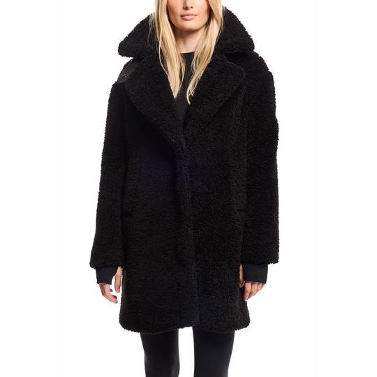 Sam Manteau mi-long en sherpa pour femmes