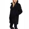 Manteau mi-long en sherpa pour femmes