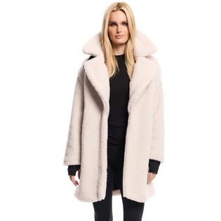 Sam Manteau mi-long en sherpa pour femmes