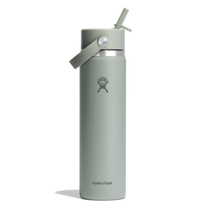 Hydro Flask Bouteille isol&eacute;e Wide Mouth avec bouchon Flex Straw (24 oz)