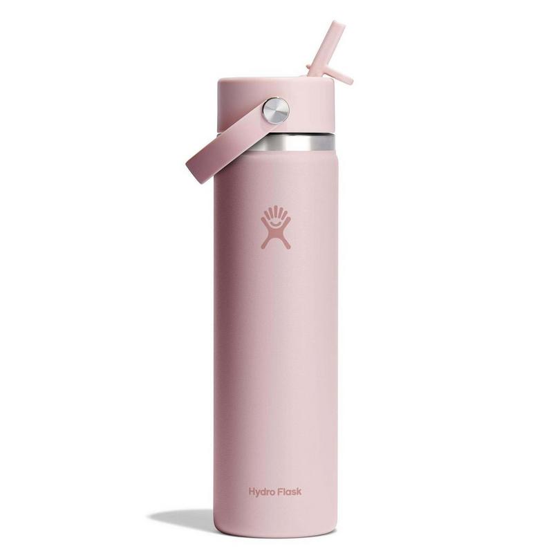 Hydro Flask Bouteille isol&eacute;e Wide Mouth avec bouchon Flex Straw (24 oz)