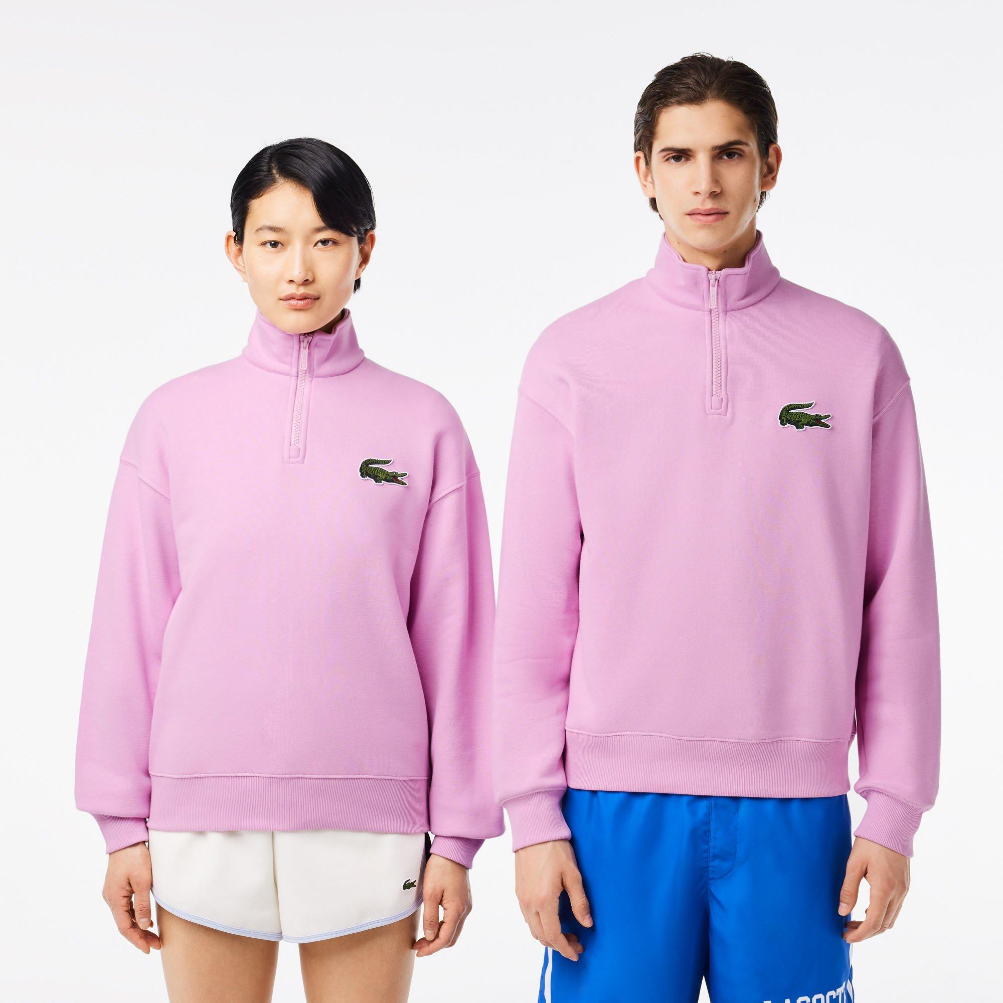 2co16　0108 ♡ Unisex High Neck Organic Cotton Quarter-Zip Sweatshirt