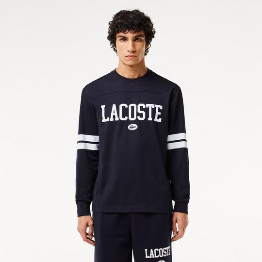 Lacoste Men s Long Sleeve Print Badge T-Shirt