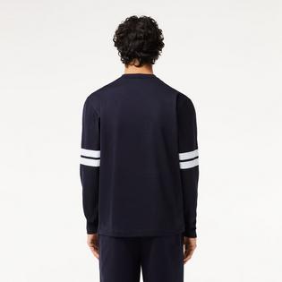 Lacoste Men's Long Sleeve Print Badge T-Shirt