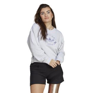 adidas Originals Women's Fleece Logo Crew Sweatshirt