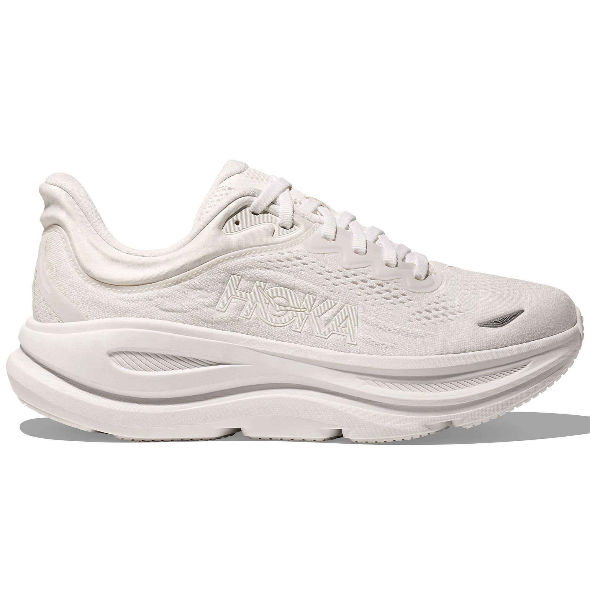 HOKA | Women's Bondi 9 Running Shoes, White/White, Size 6
