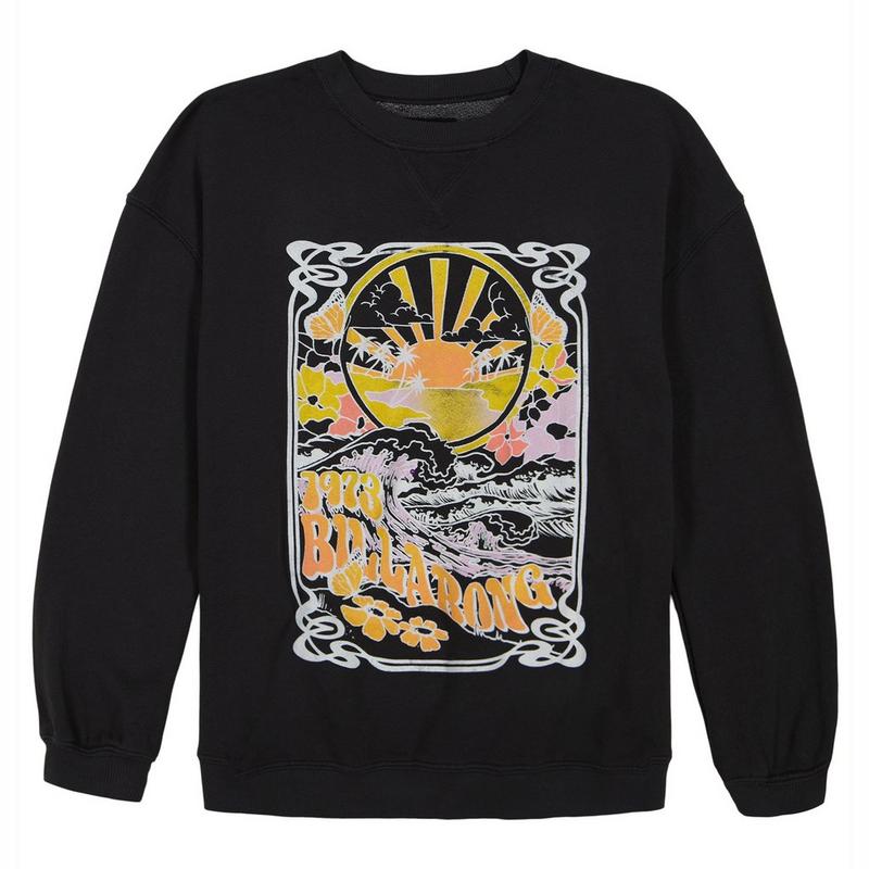 Billabong Chandail col ras du cou Making Waves pour filles [7-14]