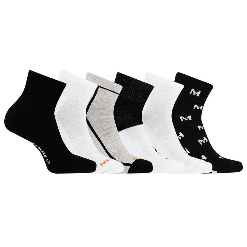 Merrell Chaussettes de randonn&eacute;e aux chevilles pour hommes (paquet de 6)
