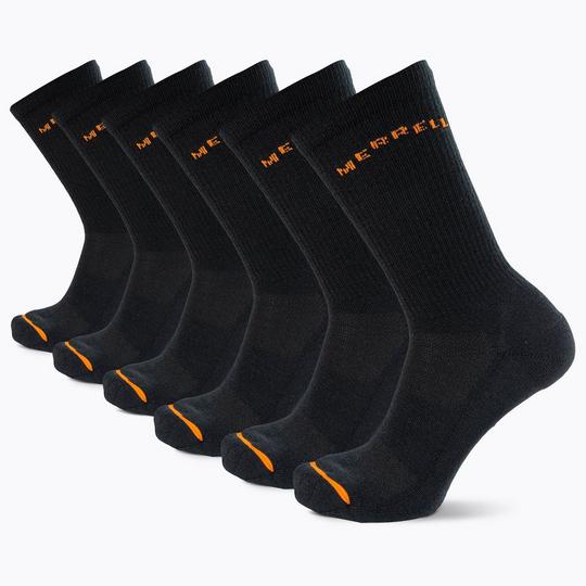 Merrell Unisex Basic Crew Sock  6 Pack 