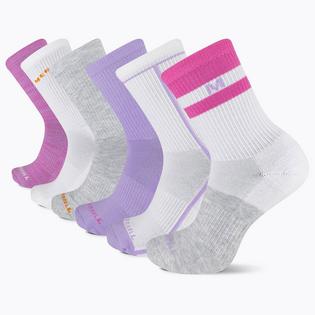 Merrell Chaussettes de randonnée mi-mollet pour femmes (paquet de 6)