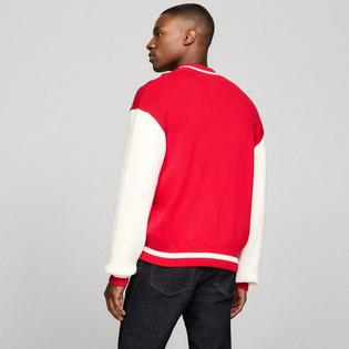 Tommy Hilfiger Men's Relaxed Fit Fleece Varsity Bomber Jacket