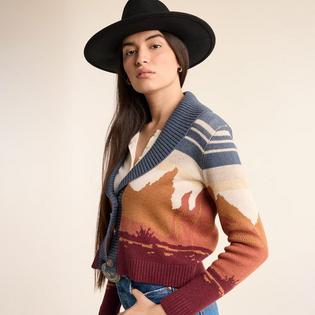 Women's Western Scenic Cardigan