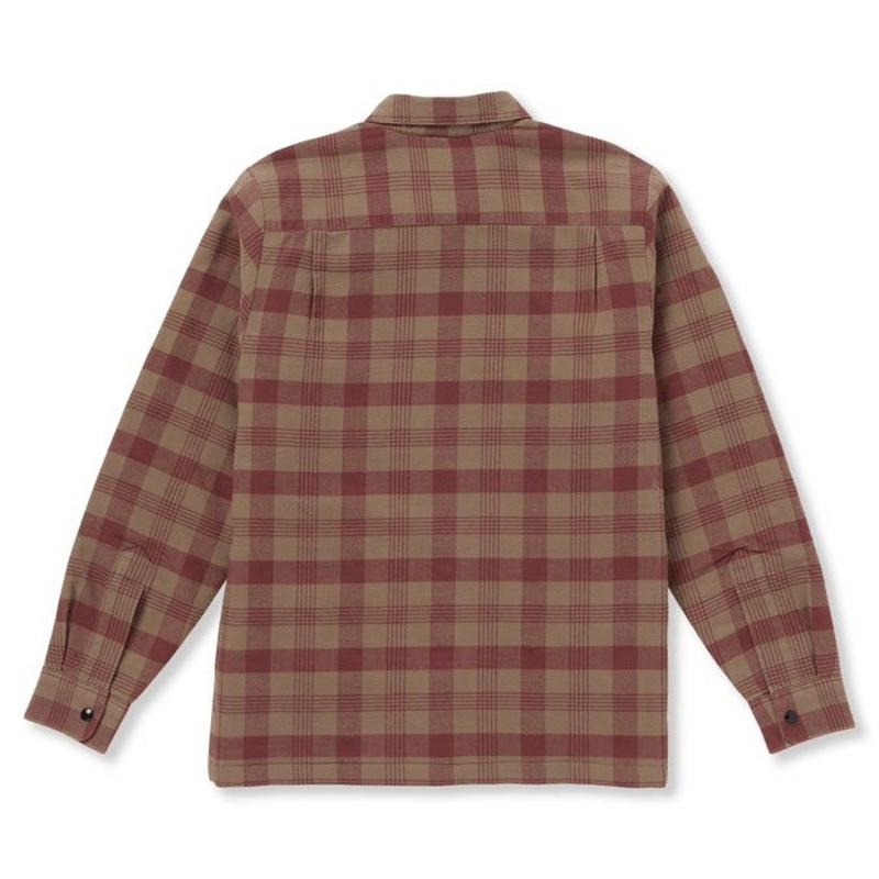 Volcom Chemise &agrave; manches longues Stradostone doubl&eacute;e pour hommes