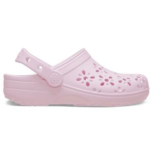 Crocs Juniors' [11-6] Classic Floral Cut-Out Clog