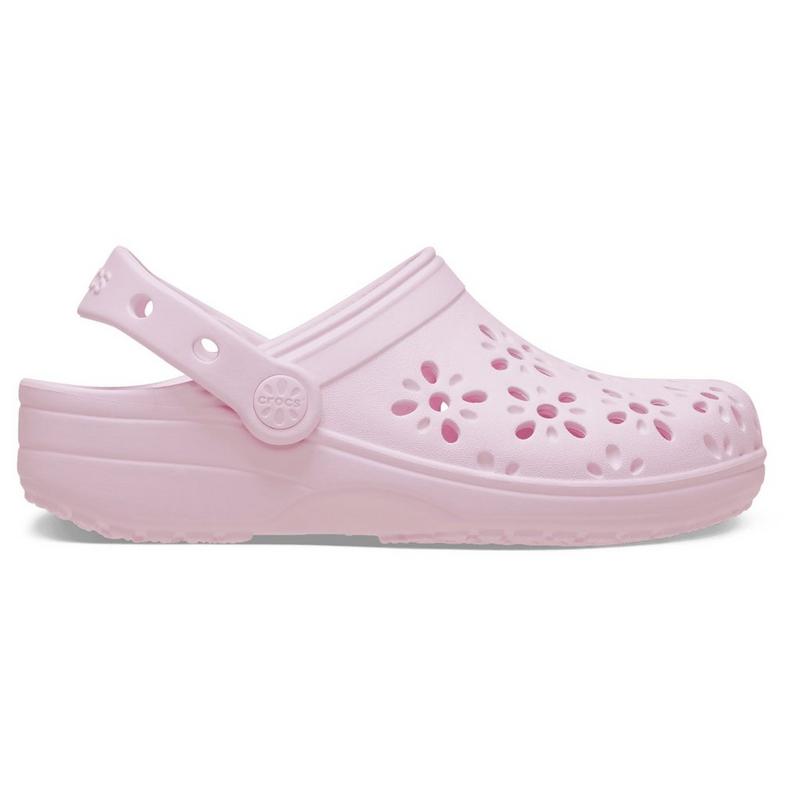 Crocs Sabots Classic Floral Cut-Out pour juniors [11-6]