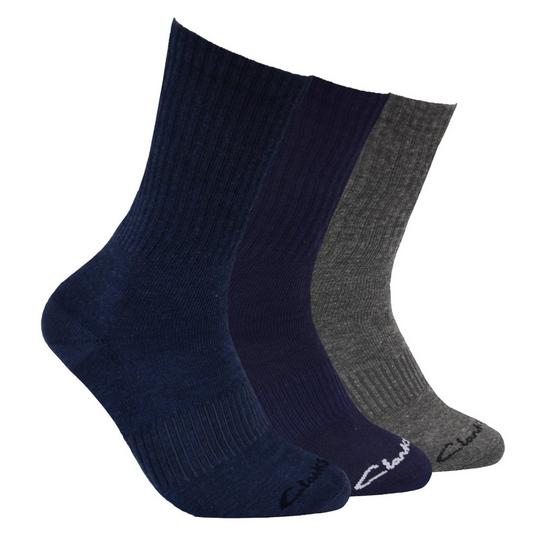 Clarks Men s Crew Sport Sock  3 Pack 
