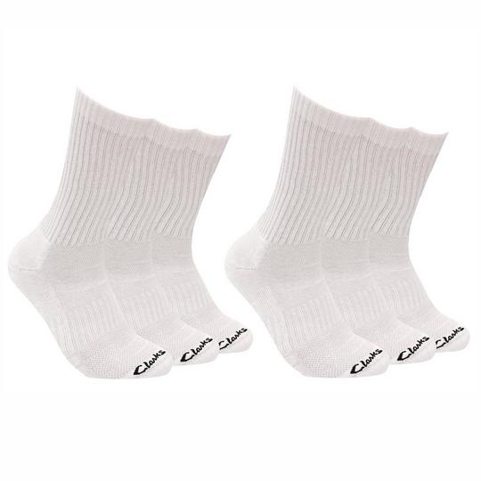 Clarks Chaussettes mi-mollet rembourr es pour hommes  paquet de 6 