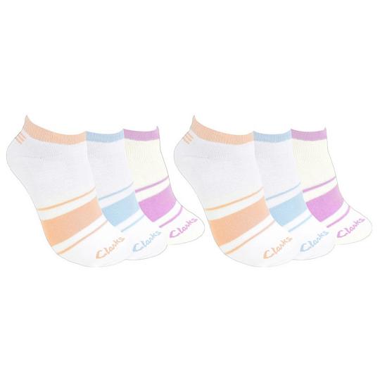 Clarks Women s Cushioned Low Sock  6 Pack 