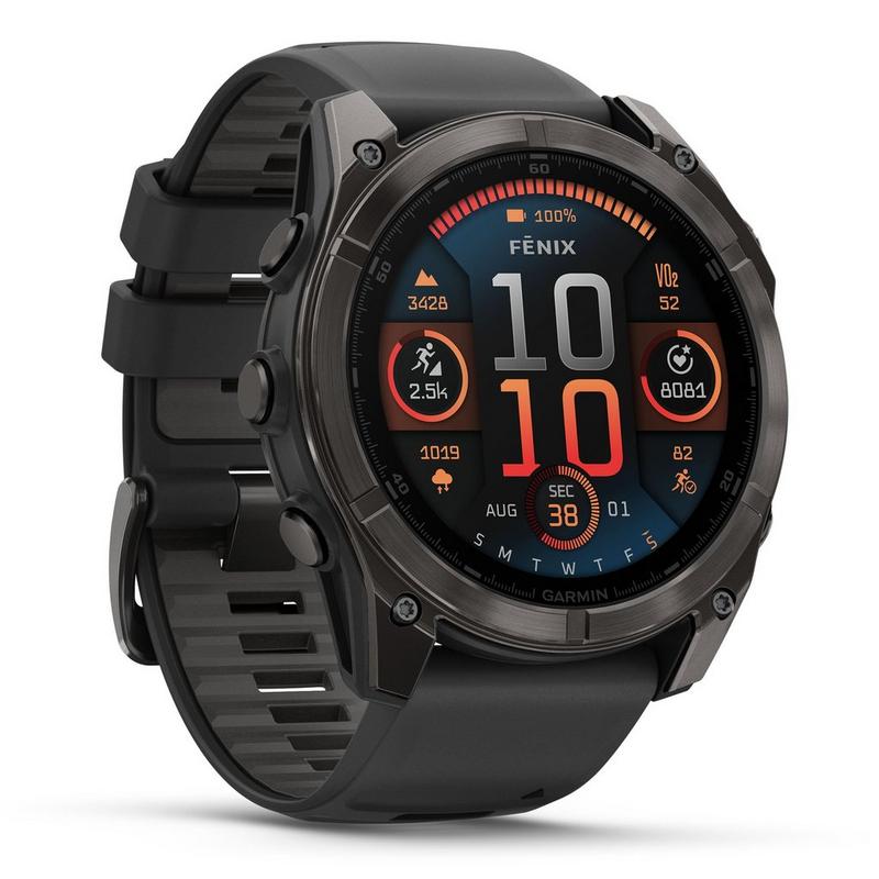 Garmin Montre intelligente multisport fenix&reg; 8X Sapphire AMOLED GPS