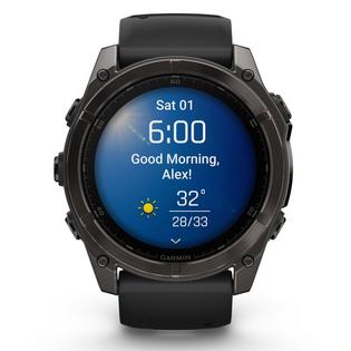 Garmin Montre intelligente multisport fenix® 8X Sapphire AMOLED GPS