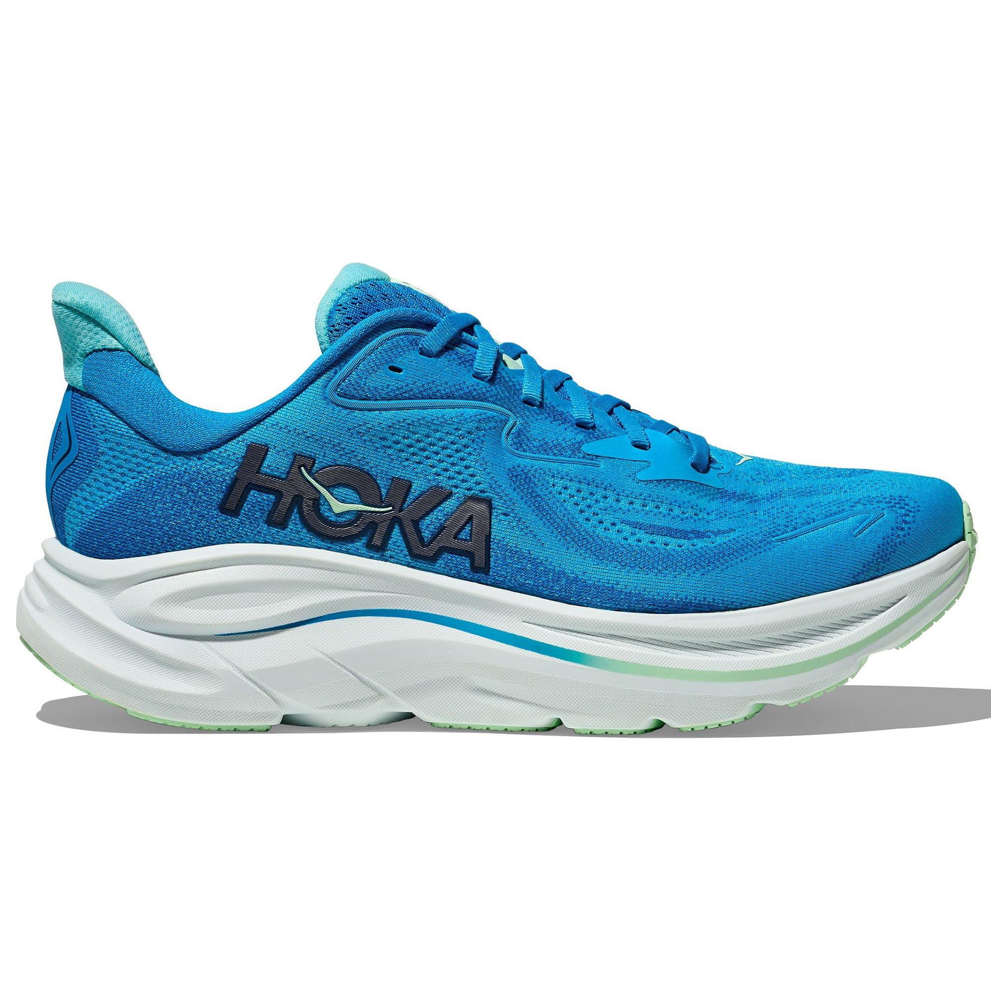 Men's Clifton 10 Running Shoes, Hoka Blue Skyward Blue, Size 9.5