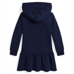 Polo Ralph Lauren Girls' [2-6X] Dog Graphic Fleece Hoodie Dress