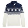 Junior Boys   8-20  Snowflake Double-Knit Pullover Top