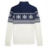 Junior Boys   8-20  Snowflake Double-Knit Pullover Top