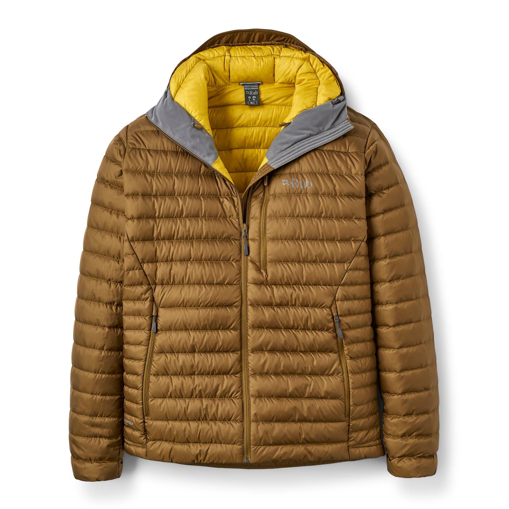 Rab Microlight Alpine Men's Down Compact Jacket - Brown - Size XL